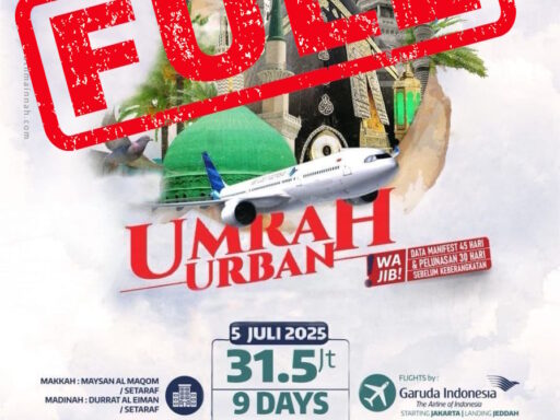 Paket Umroh 9 hari (GARUDA) – 5 Juli 2025 - Full