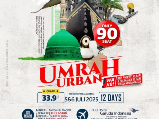 Umroh GARUDA 12 hari 5 dan 6 Juli